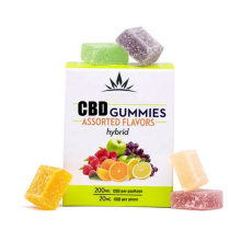 Two arbitrary colors and flavors Cube CBD gummies Organic Hemp extract CBD gomitas Edibles